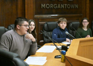 MHS students debate the issues during mock city council meeting